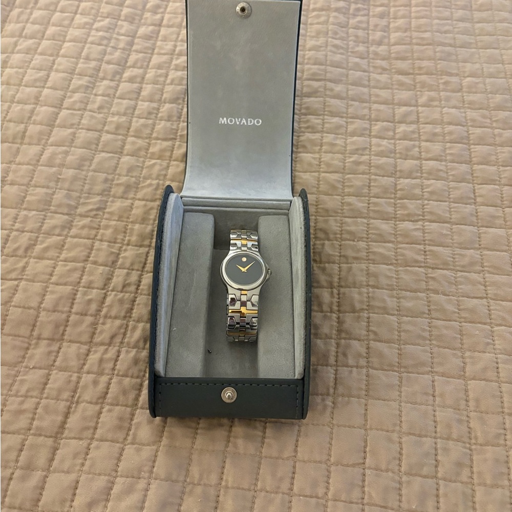 Movado Women's Watch - Silver and Gold